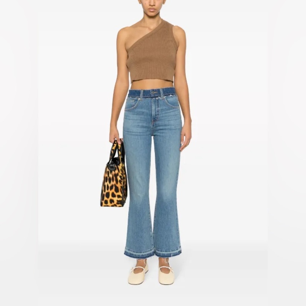 NWOT Veronica Beard Carson Ankle Flare High Rise 28” Women’s Size 24